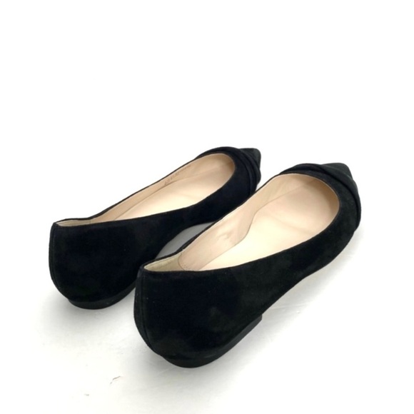 COLE Haan Hadley Suede Pointed Toe Flats in Black Size 8M - Picture 7 of 11